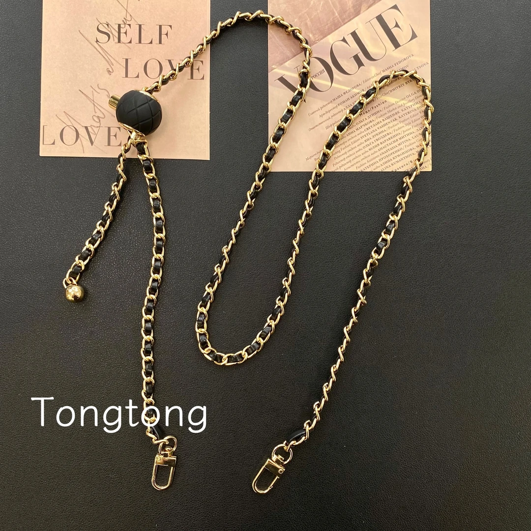 高定款苹果华为通用网红同款防丢斜挎手链条手机壳挂绳链挂饰ins