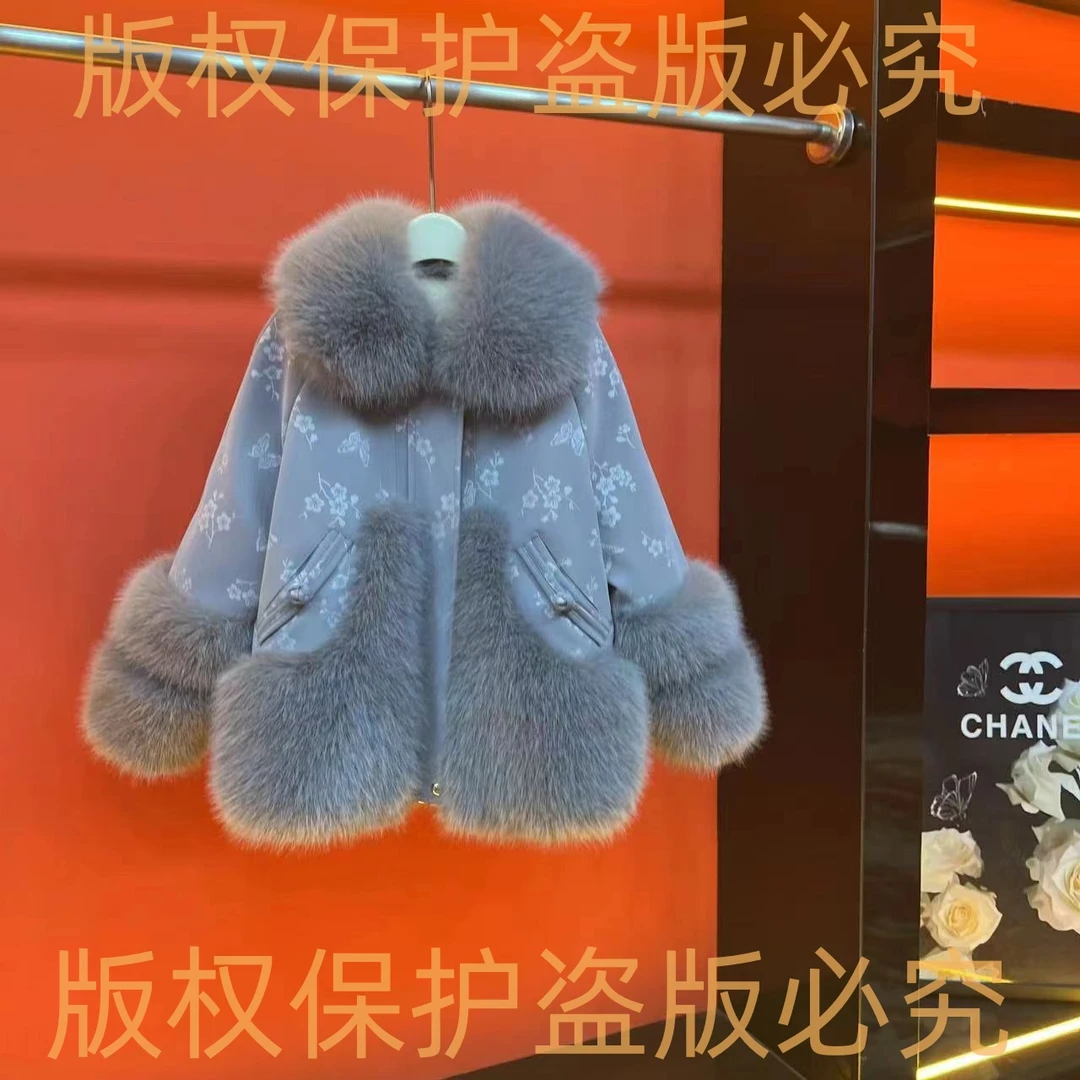 【D-M反季】9180-秋冬轻奢时尚重工纽扣同心结保暖加厚网红女外套