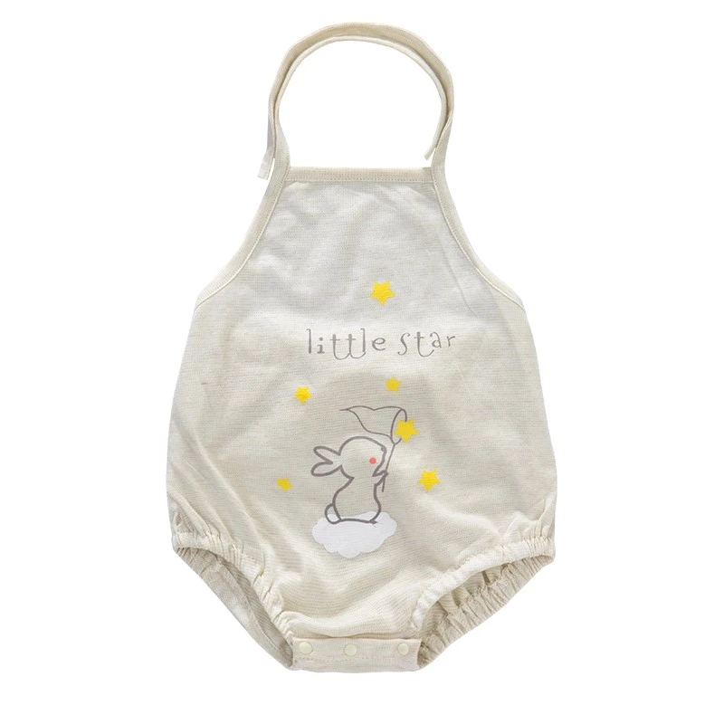 宝宝肚兜夏季薄款新生婴儿护肚纯棉内穿包屁衣护肚脐兜兜0-9个月6