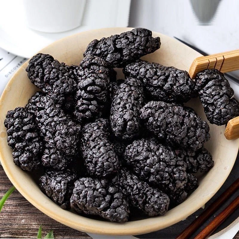 高原桑葚头茬黑桑椹干野生泡水喝干净无沙