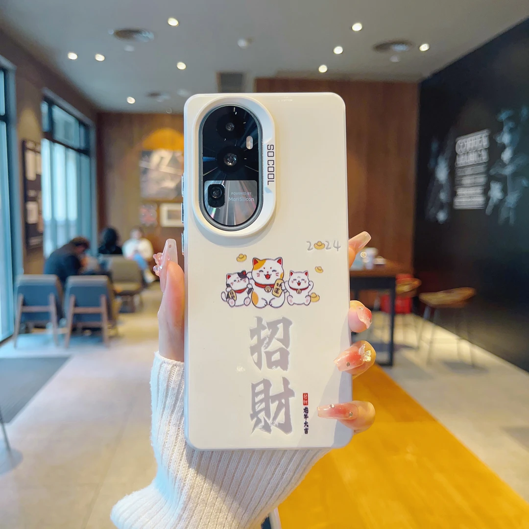 （OPPOReno10系列）磨砂彩银适用OPPOReno10/Reno10Pro手机壳个性潮