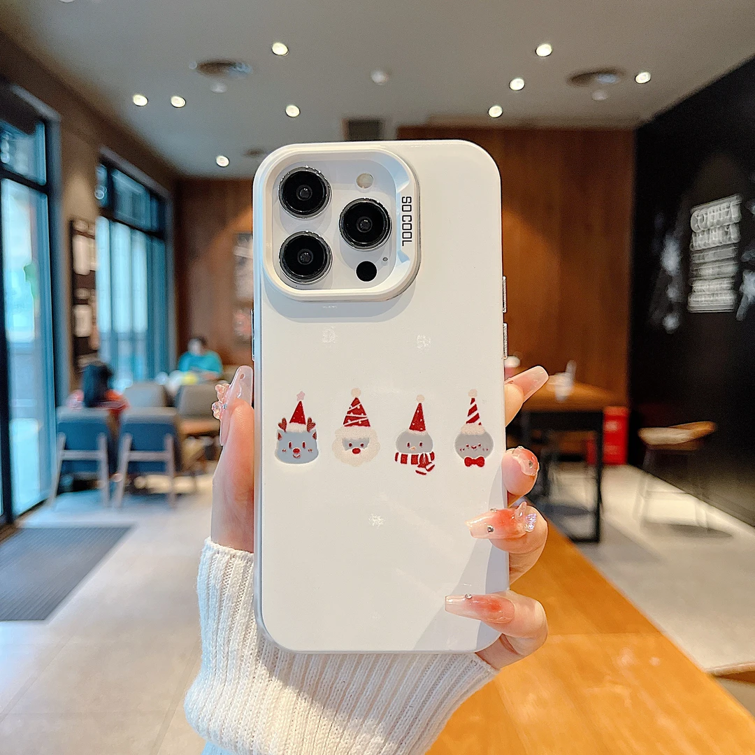 (iPhone14系列)磨砂彩银适用iPhone14/14plus/Pro/ProMax手机壳潮