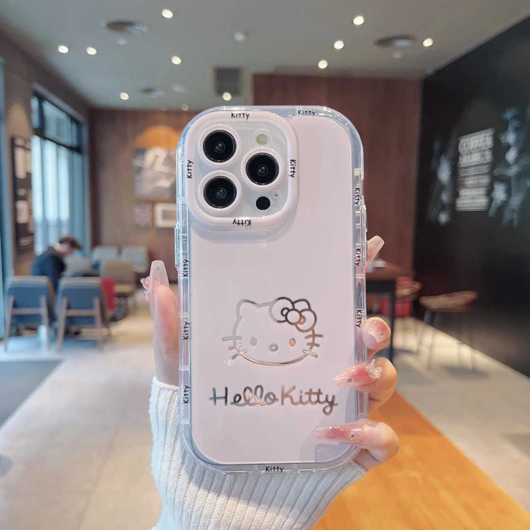 （iPhone14系列）镜面奶油壳适用iPhone14/Plus/14Pro/ProMax手机壳