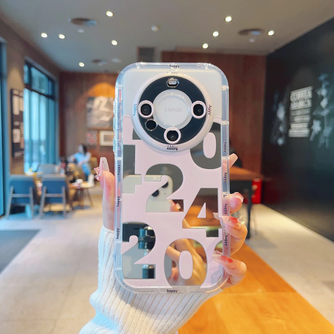 （华为Mate60系列）镜面奶油壳适用华为Mate60/60Pro/60Pro+手机壳