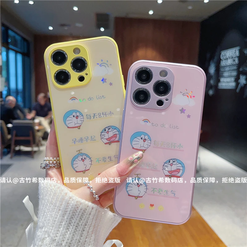 烫金玻璃壳适用苹果16/iphone/华为荣耀/OPPO/VIVO/小米手机壳潮