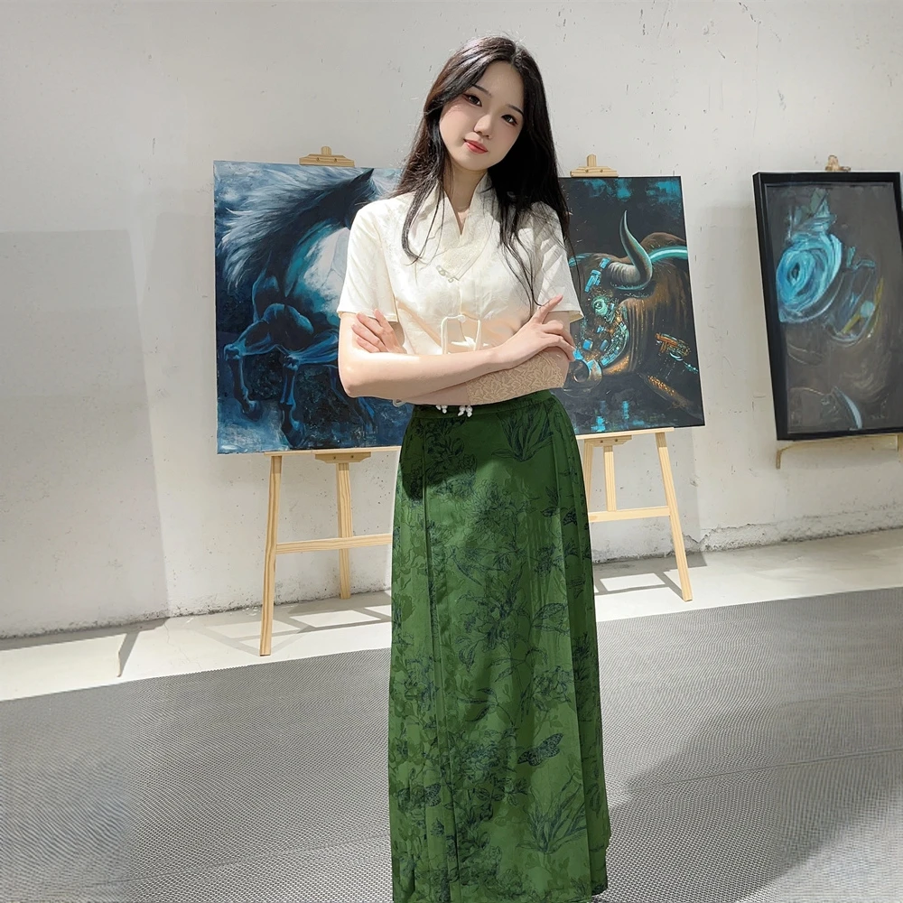 绝版捡漏【潇湘】明制印花马面裙 no退no换