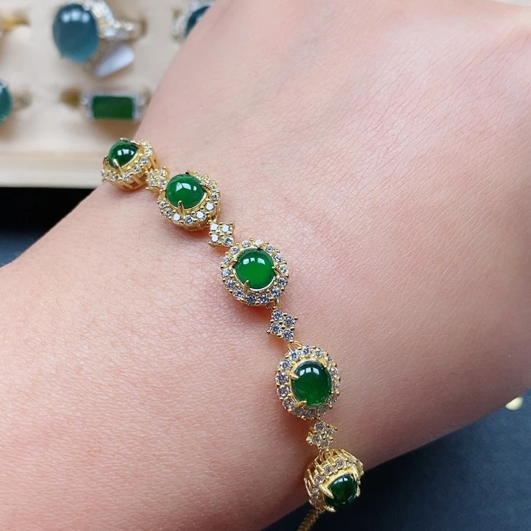 【闪购商品】翡翠手链未镶嵌?***?