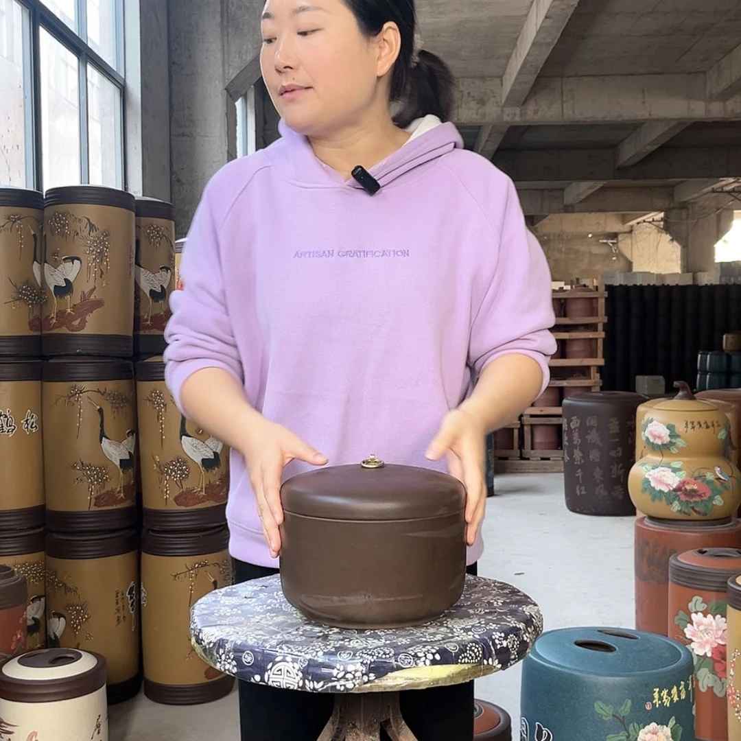 【闪购商品】紫砂茶叶罐