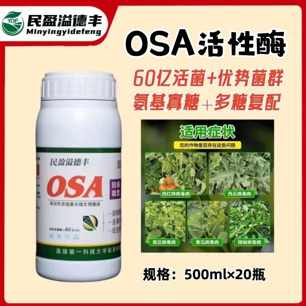 OSA活性酶活菌番茄辣椒茄子西瓜黄叶卷叶小叶花叶活菌微生物复合