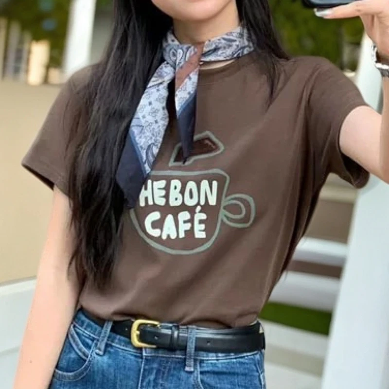 【公主屋】印花奶茶杯T恤66008