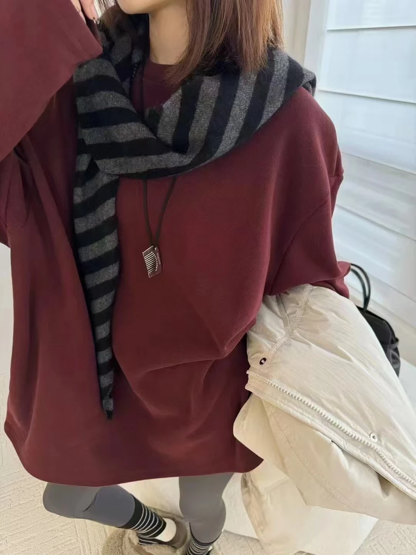 【公主屋】加绒宽松T恤2811