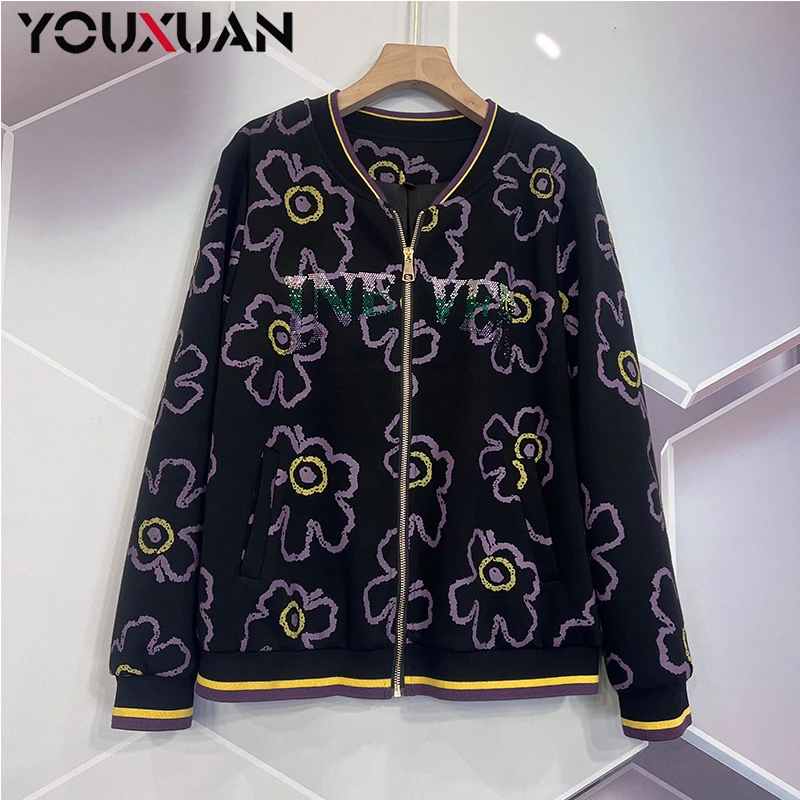 2024新款女士秋冬时尚宽松休闲长袖气质百搭女装开衫外套87783