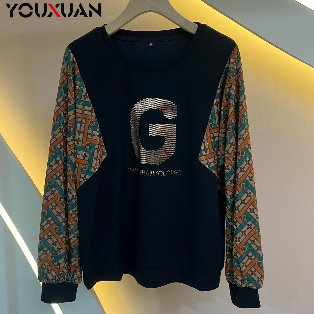 【设计师款】2023女士秋冬长袖圆领上衣休闲时尚打底小衫63351.