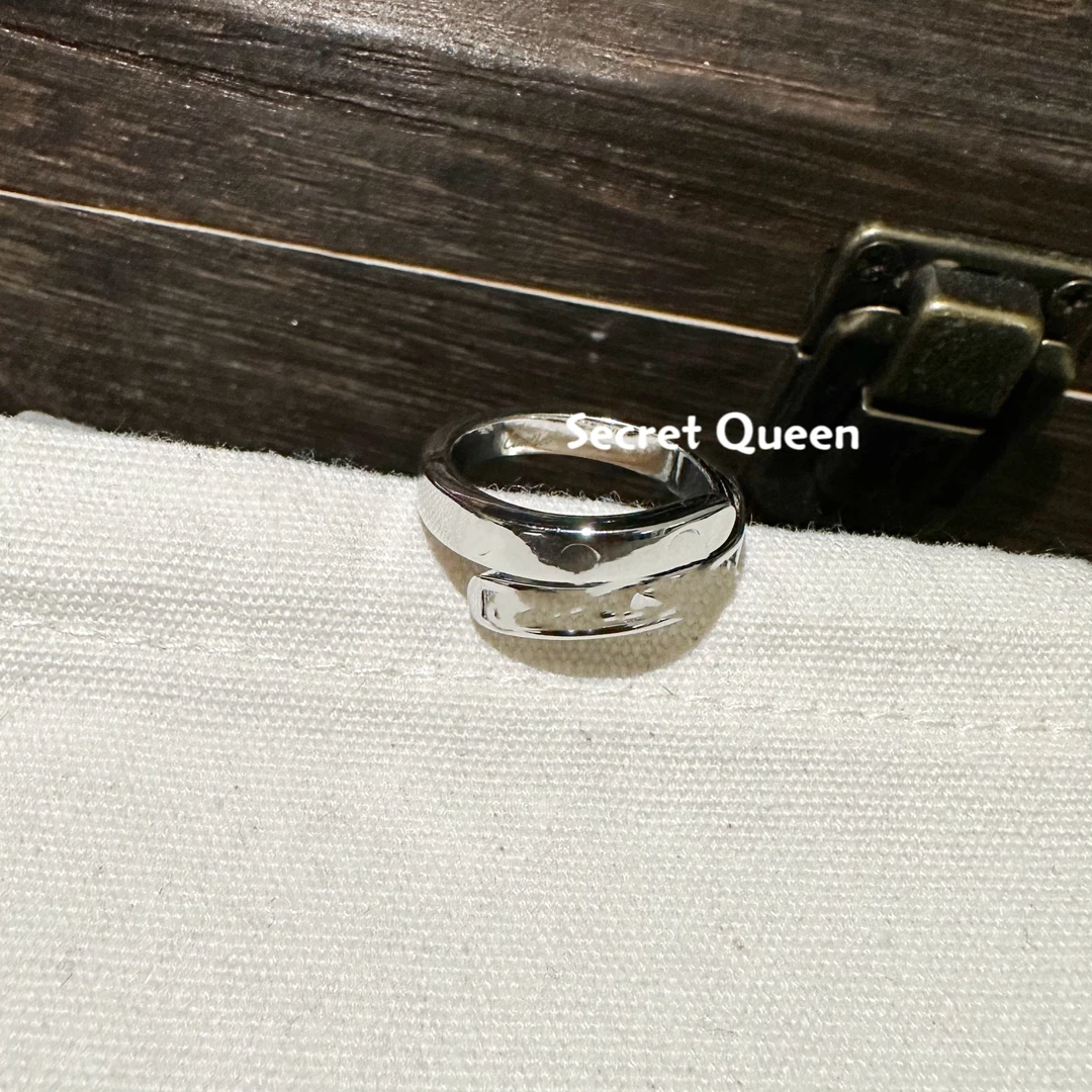 铜合金戒指 小众设计小卡素圈戒指开口戒F082