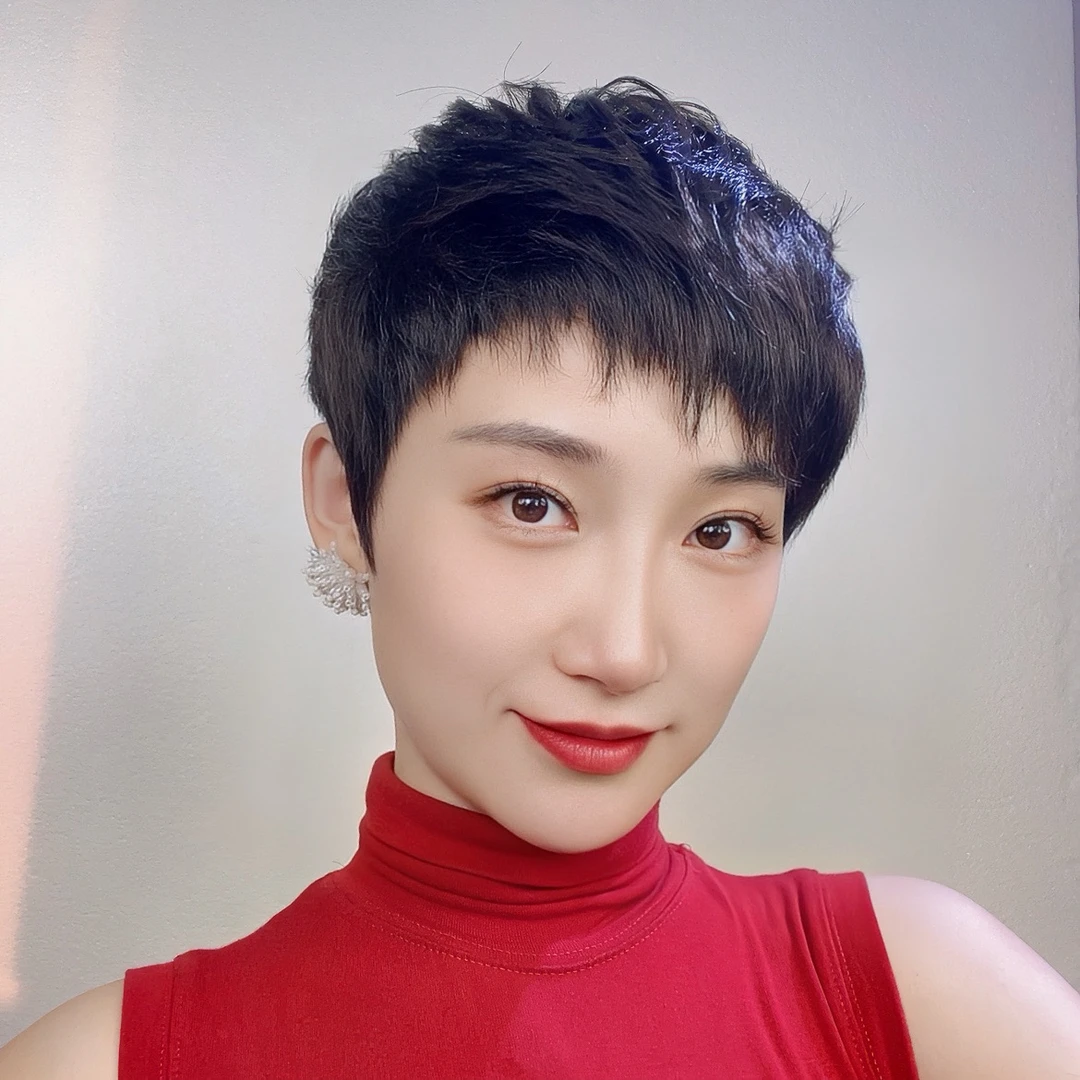 原也假发全手织 时尚轻纹理款（定制款不支持退货）