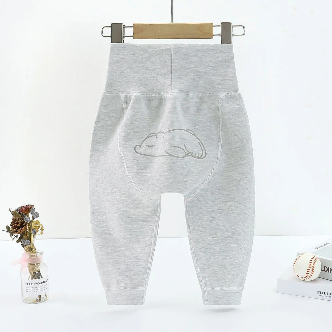 婴儿无骨大pp裤秋裤保暖舒绒高腰护肚裤大屁屁裤宝宝打底裤春秋冬