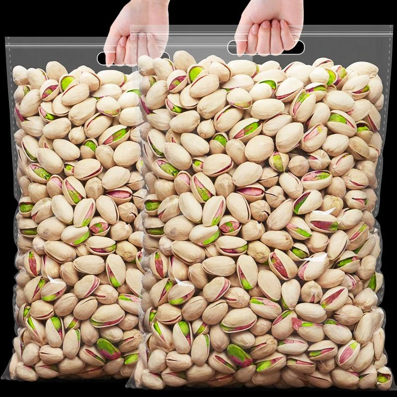 三只松鼠开心果新货大颗粒盐焗味500g孕妇干果烘焙零食坚果散装批