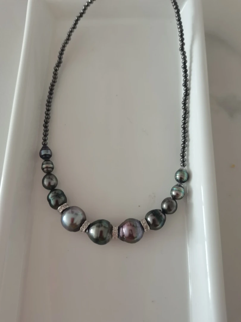 合金项链 【直播间选款】时尚气质百搭精美糖果色混彩手工项链饰品