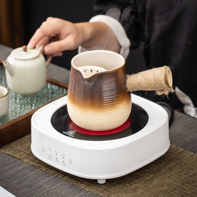 烤奶罐陶瓷壶围炉煮茶罐罐壶煮奶茶壶整套电陶炉家用室内具器全套