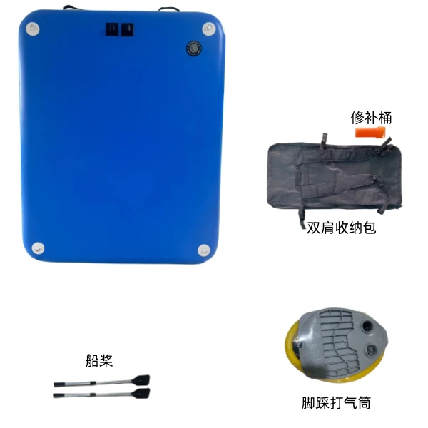 2023新款钓鱼浮台加厚充气钓台 普通款钓鱼浮台