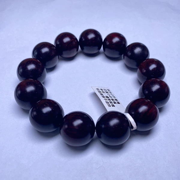 特价款1.8带金星原泥料氧化尴尬期手串印度小叶紫檀学名檀香紫檀