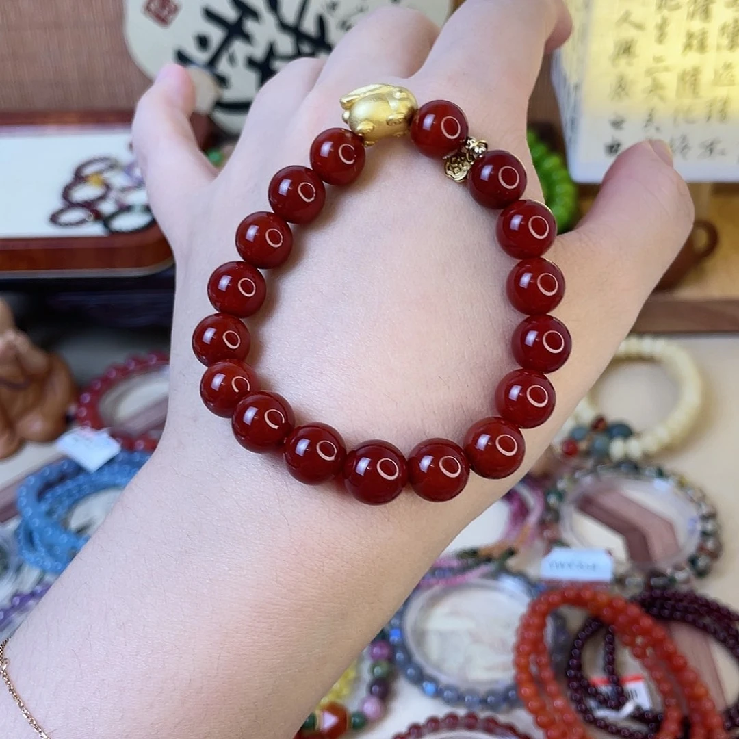 玛瑙/玉髓手串合金