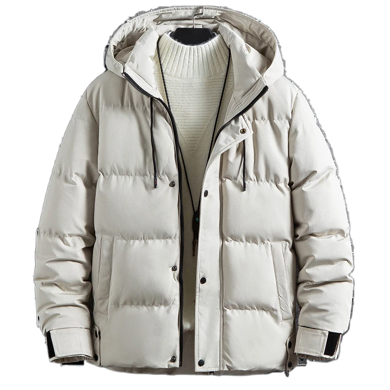 秋冬新款冬季保暖棉衣棉服男士大码青年时尚韩版加厚连帽衣