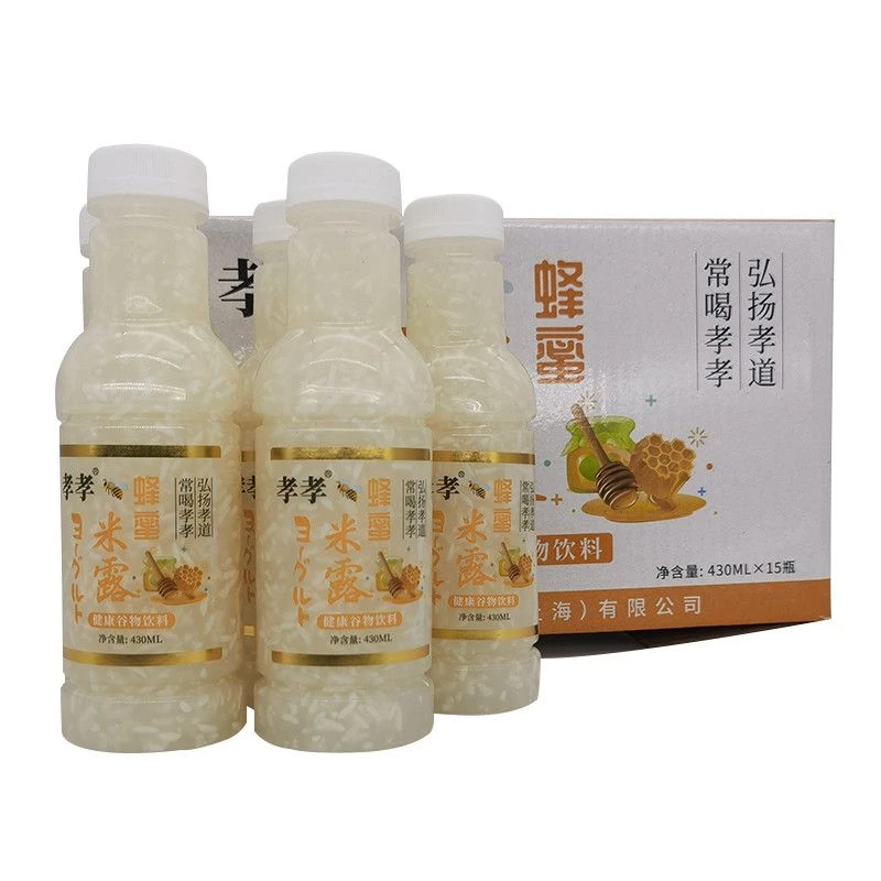 孝孝饮品蜂蜜米露谷物风味饮料430ml瓶装夏天冷藏口感更加