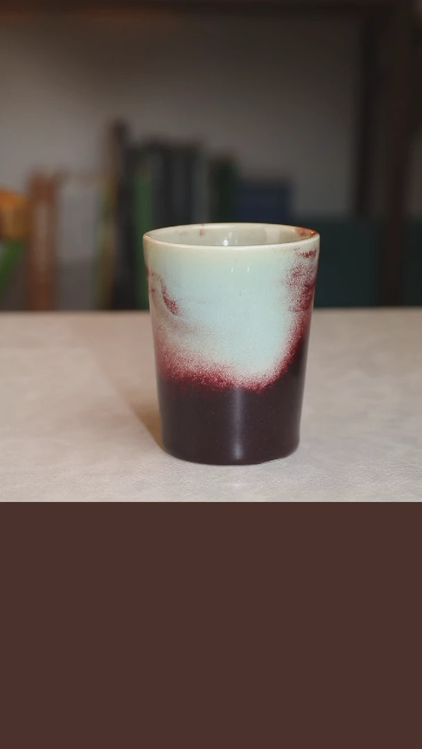 【闪购商品】瓷片193 47玉石釉可乐杯 特