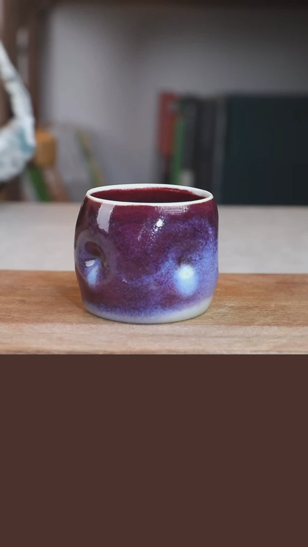 【闪购商品】瓷片564 酒窝杯 浩