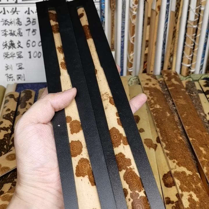 扇子大紫花越妃扇料