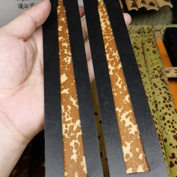 扇子绿春扇料一对