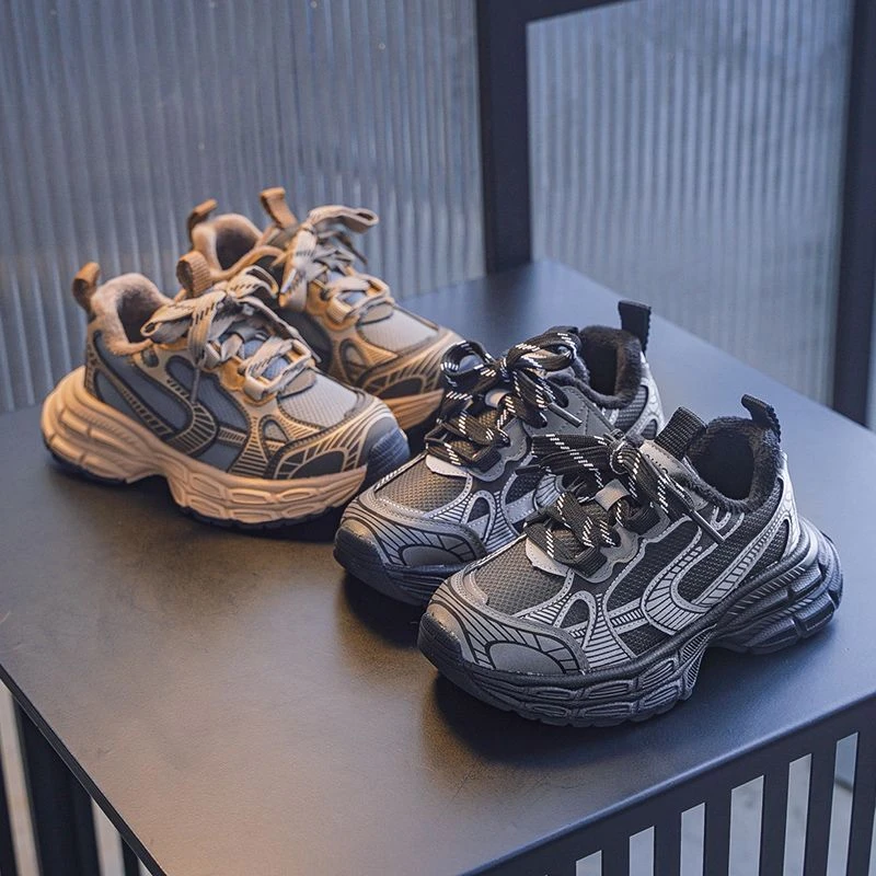 儿童运动鞋冬季加绒二棉鞋B8190