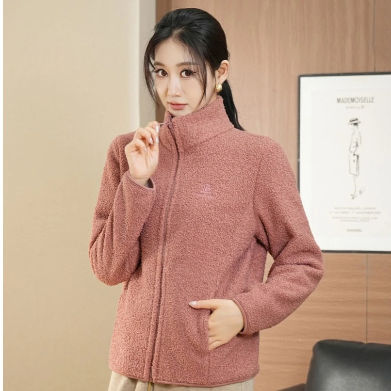 93322大猫 热钛绒外套男女同款