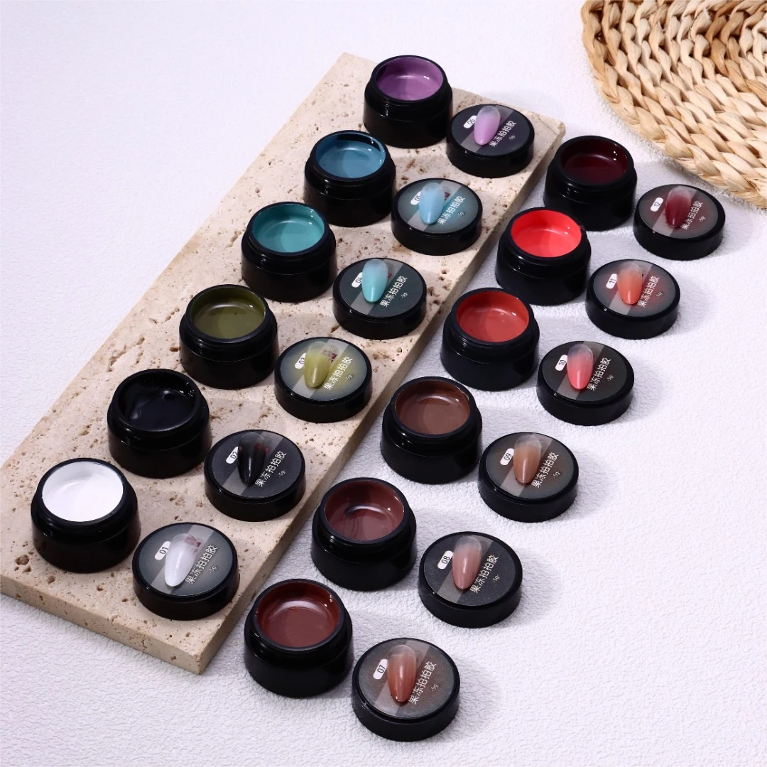 美甲12色新款果冻拍拍胶（没有色板）23.9日期