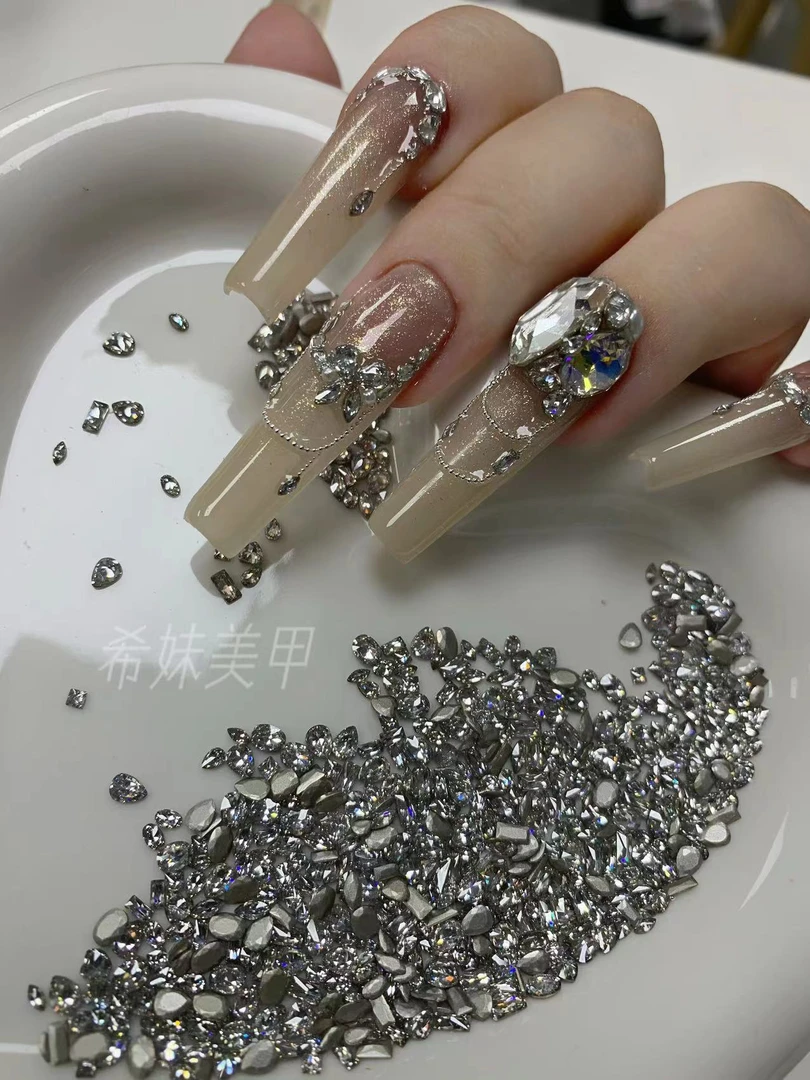 【希妹甄选】平底异形锆石钻 混合迷你号自选规格奢华超闪平底钻