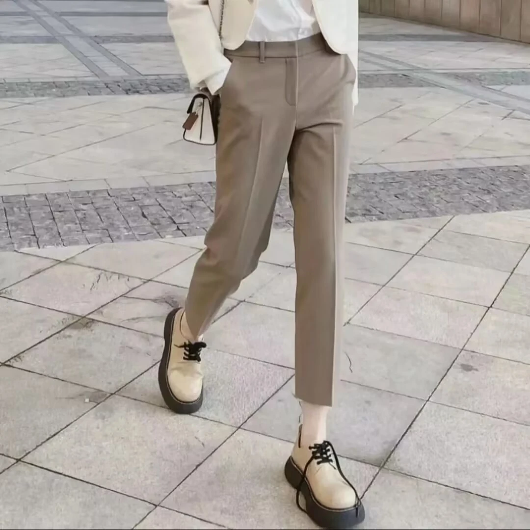 【北京阿玛施】5100302春夏款西裤700气质显瘦西装裤女款