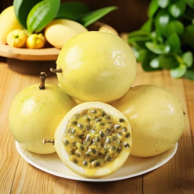 《精品果王》正宗广西农村自家种的高山钦蜜九号黄金百香果9号