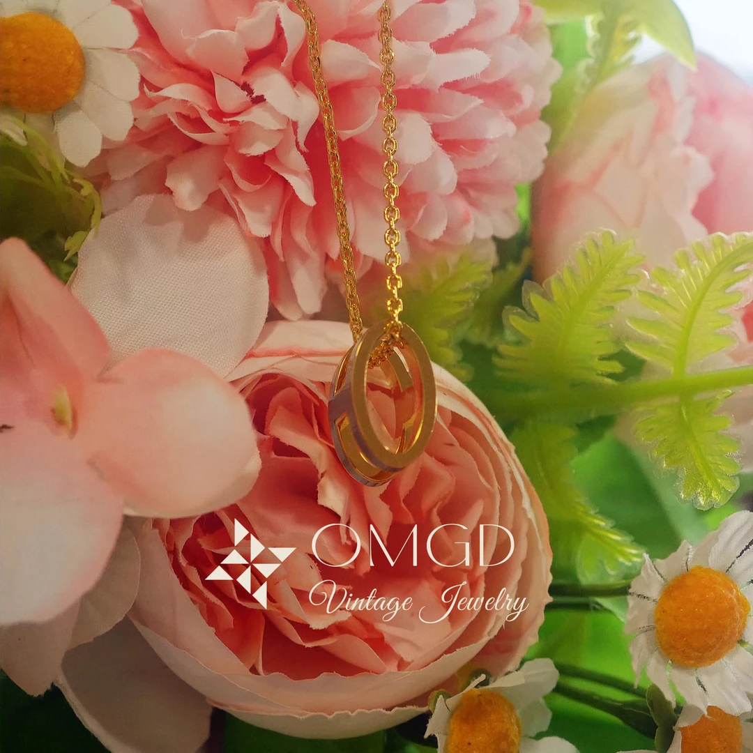 铜合金项链 【A8256】金色项链 轻奢时尚设计款-HX