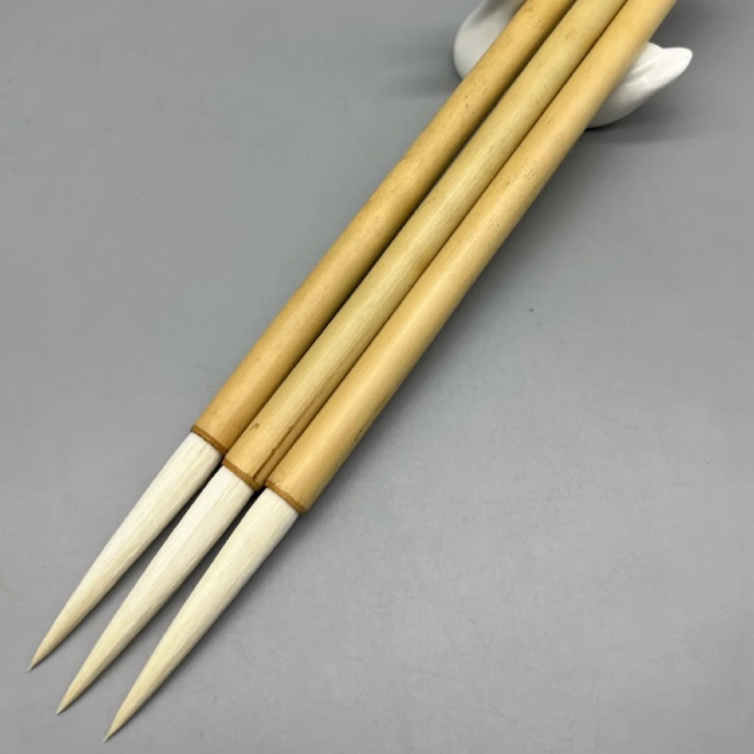 纯羊毫老毛笔行草条幅老湖笔善琏湖筆长锋羊毫毛笔