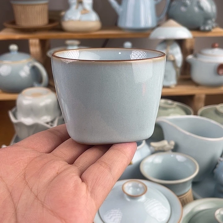 J汝州原矿原产地精品天圆地方杯