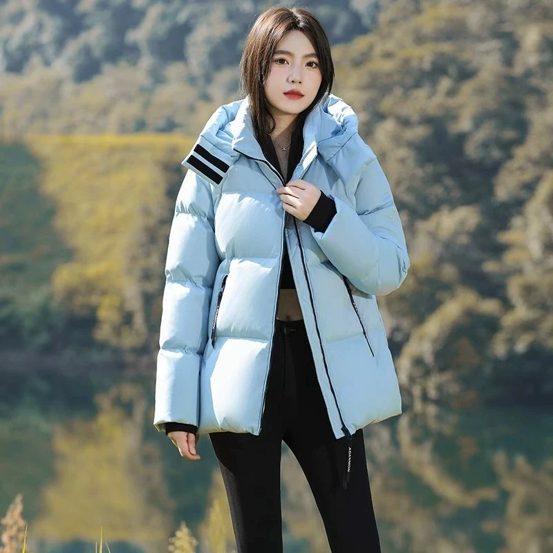 零下40度防寒超厚东北羽绒服女保暖短款小个子外套哈尔滨旅游装备