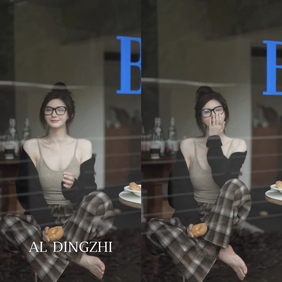 AL DINGZHI【蛮腰新宠】燕麦色时尚百搭修身显瘦吊带背心带胸垫女夏