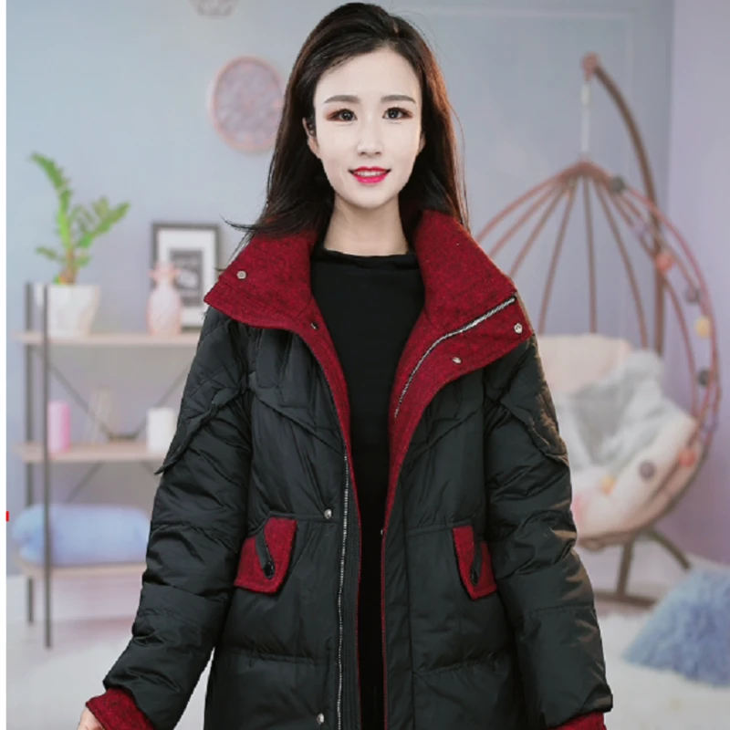 【双面穿羽绒服】冬季时尚百搭时尚气质羽绒服M-4XL