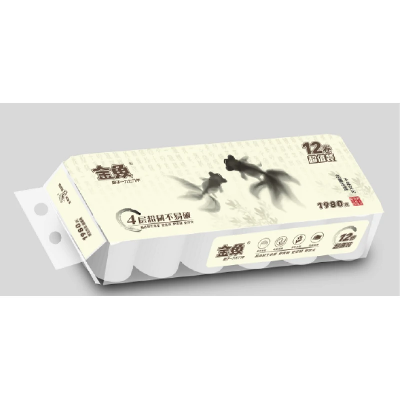 金鱼牌无芯卷纸165g*12卷/提