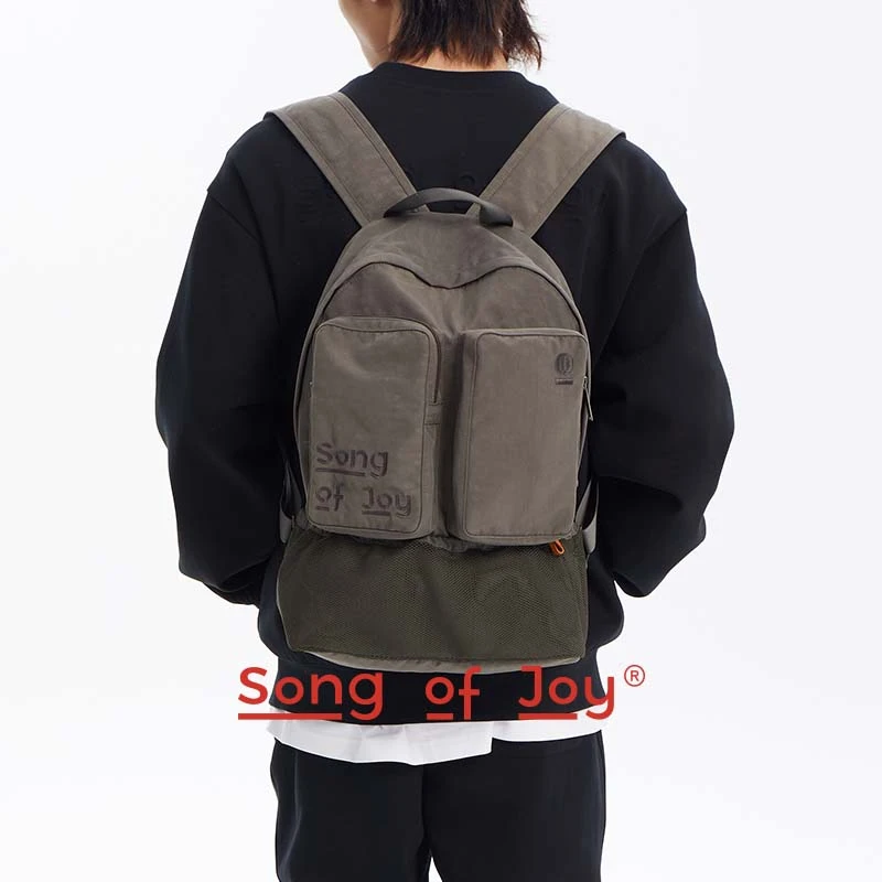 SONG OF JOY/阿颂乌托包男女通用运动休闲双肩包轻量旅行户外背包