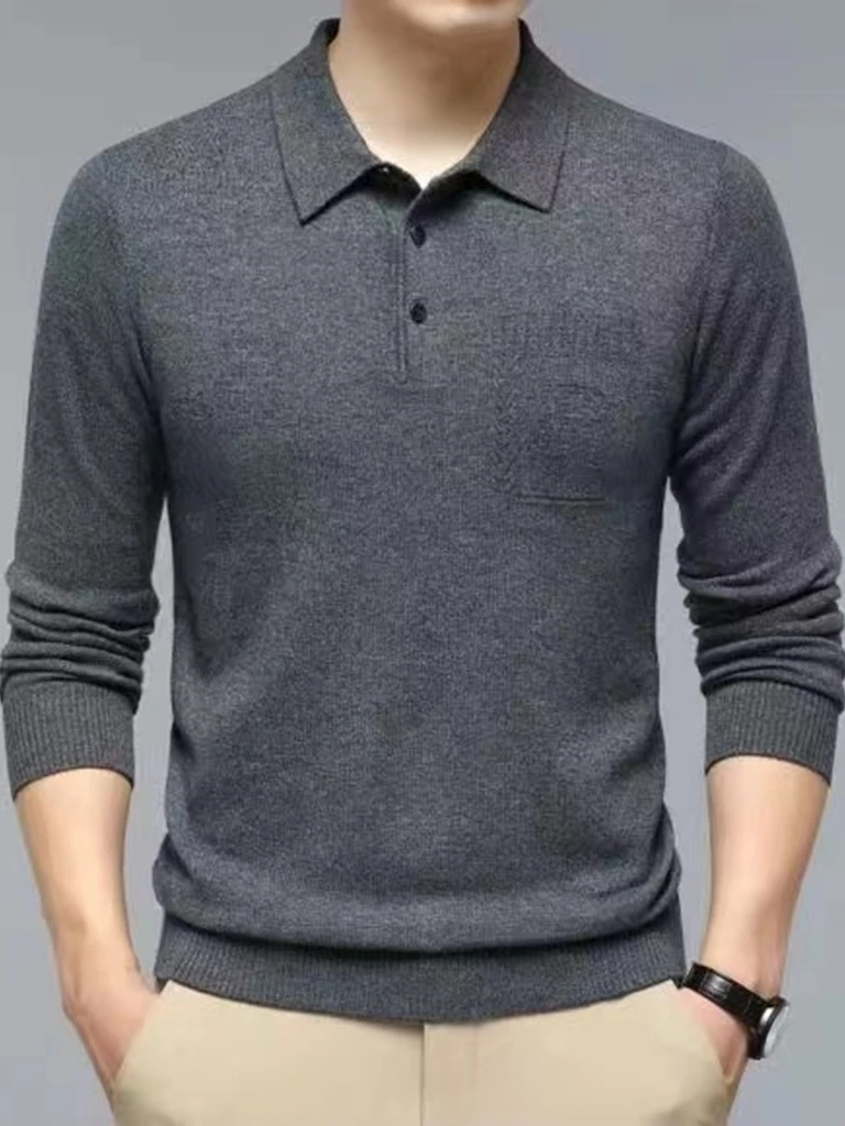 26支体恤领休闲男套衫