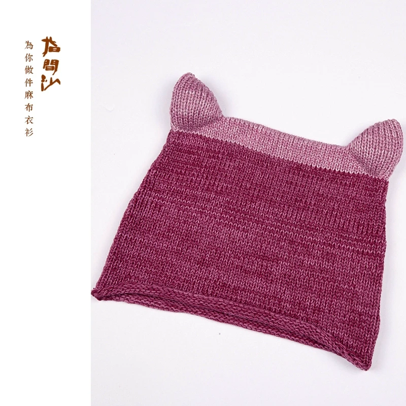 2449209/2449305指间沙24冬日常必备毛线帽针织虎头帽和天线帽