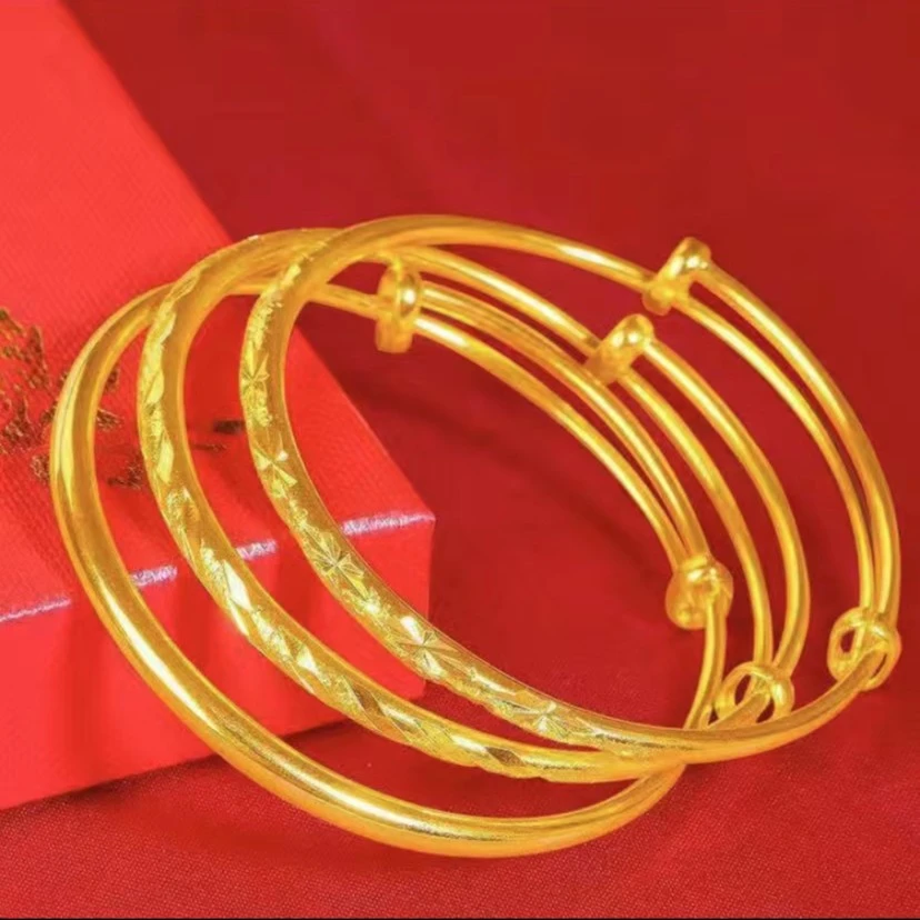 合金手镯 推拉手镯合集  （点击选款） 时尚百搭简约金色气质