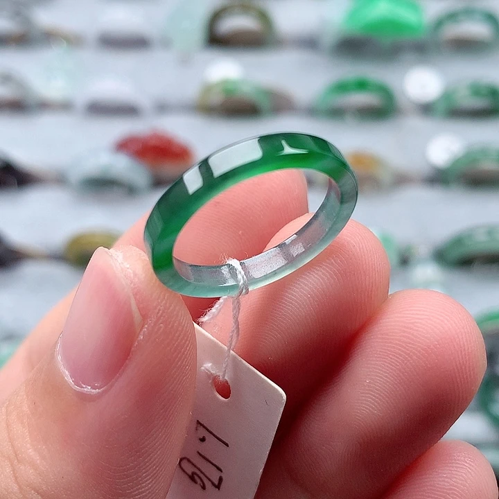 翡翠戒指未镶嵌14-15号